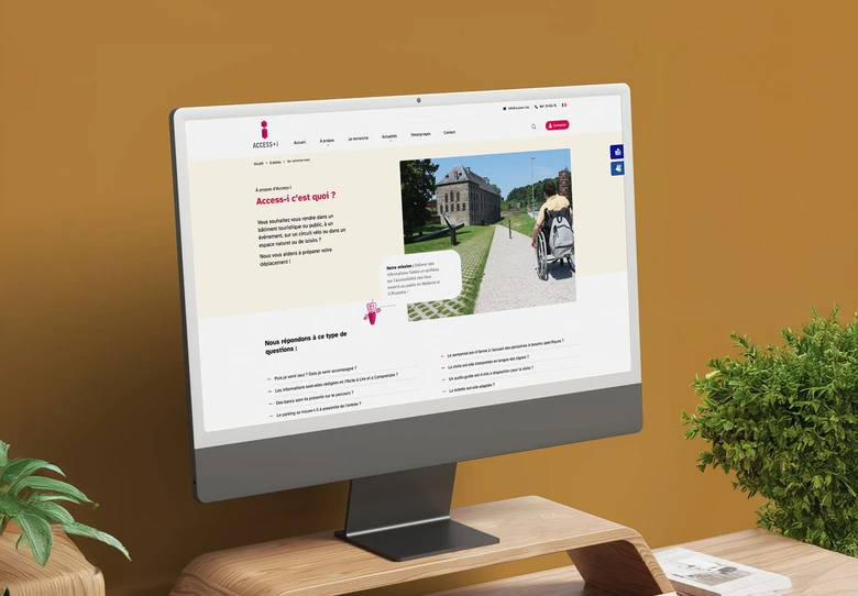 Access-i — Développement d’une plateforme accessible pour la Wallonie.