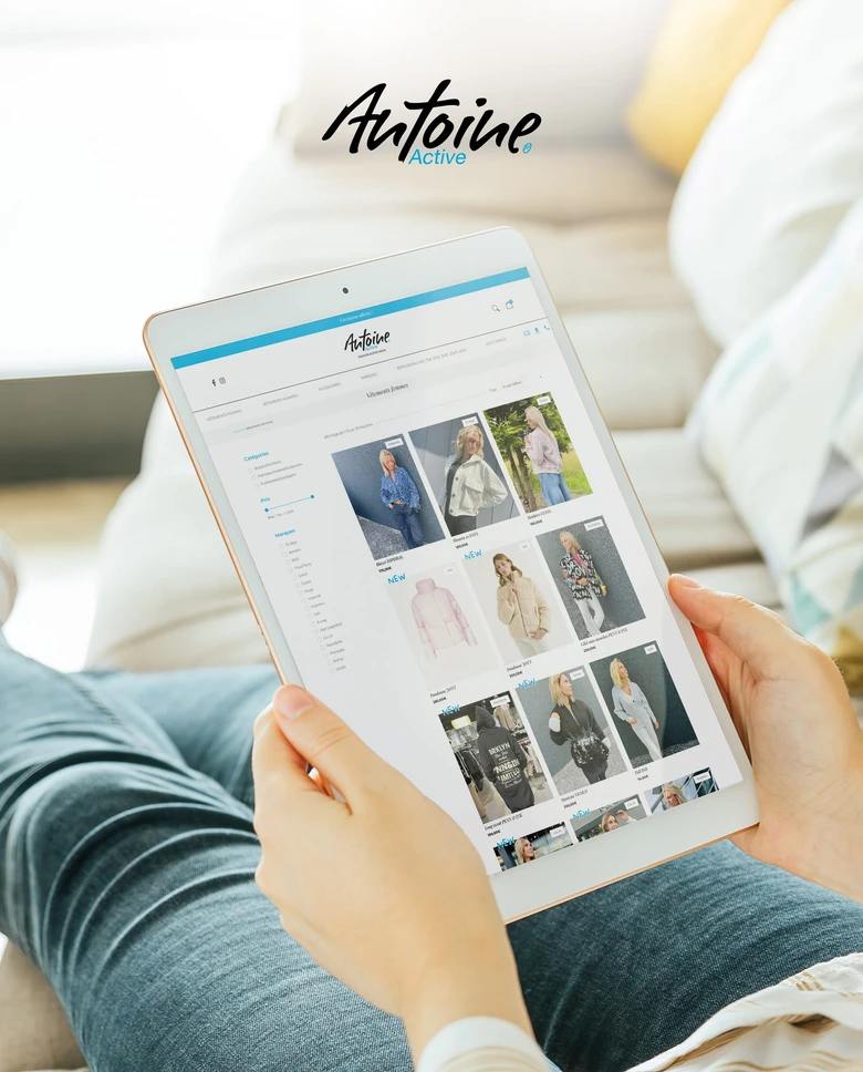 Antoine Active — Réalisation du site e-commerce