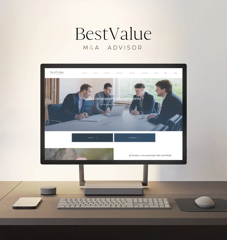 BestValue — Création d'un site vitrine sur-mesure.