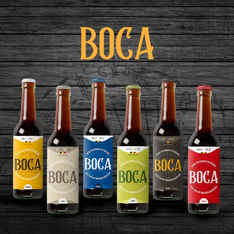 Boca — Travaux de graphisme.