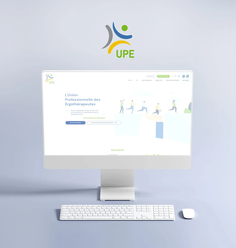 Ergo UPE — Création d'un site vitrine sur-mesure.
