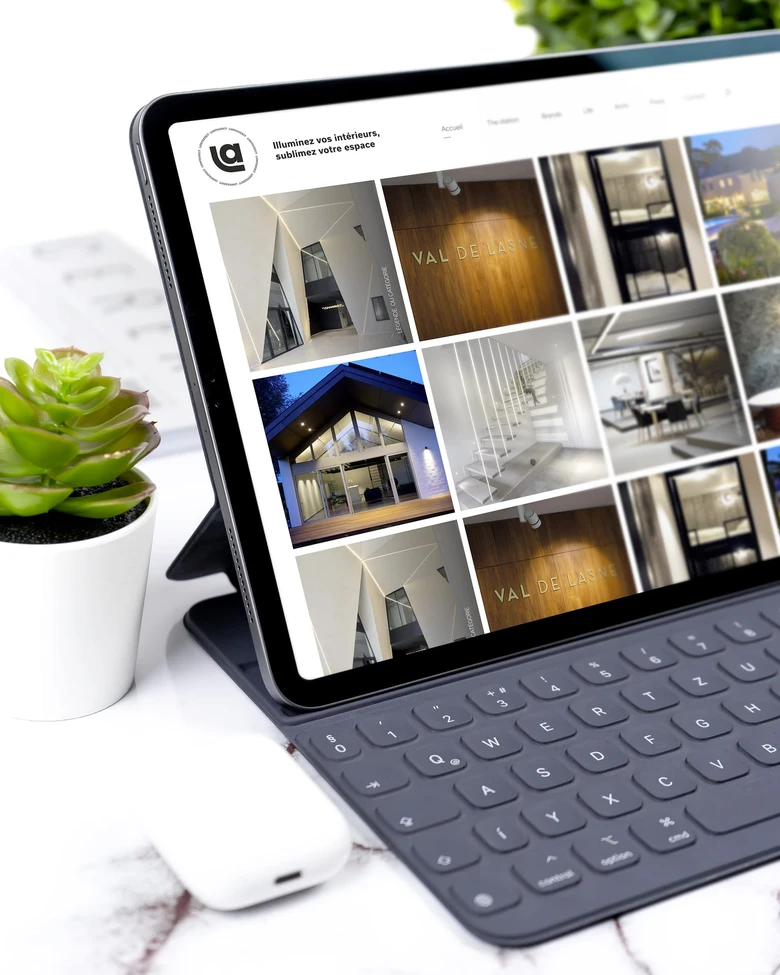 Light Addict — Création d'un site vitrine sur-mesure.