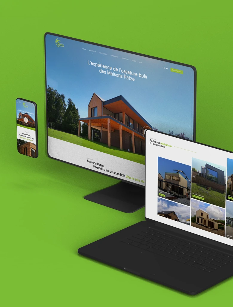 Maisons Patze — Site Wordpress
