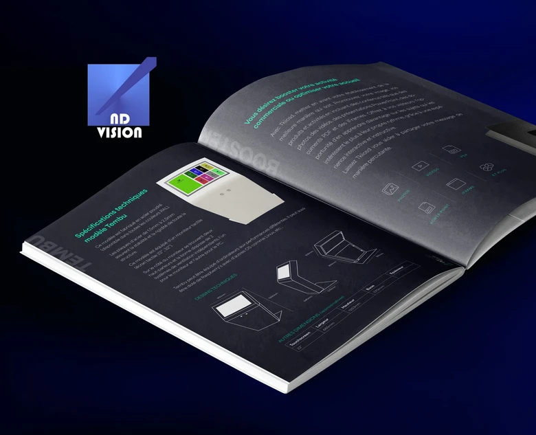 ND Vision — Réalisation d'une brochure