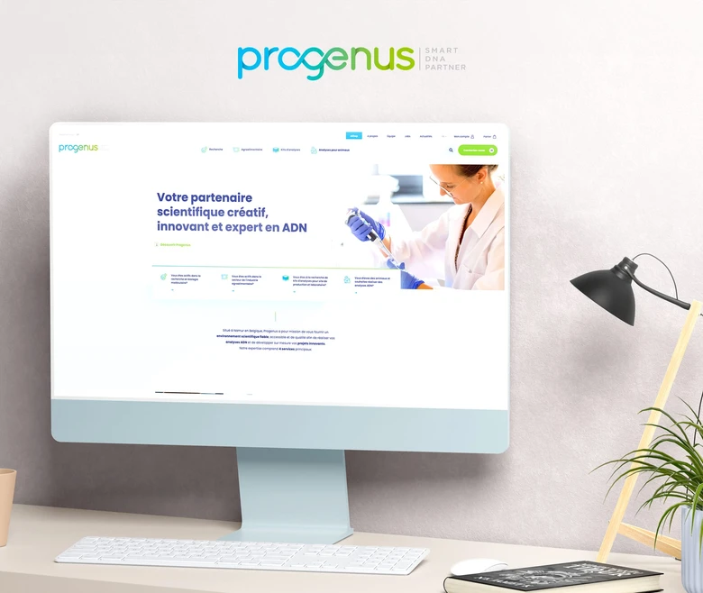 Progenus — Réalisation d'un site e-commerce.
