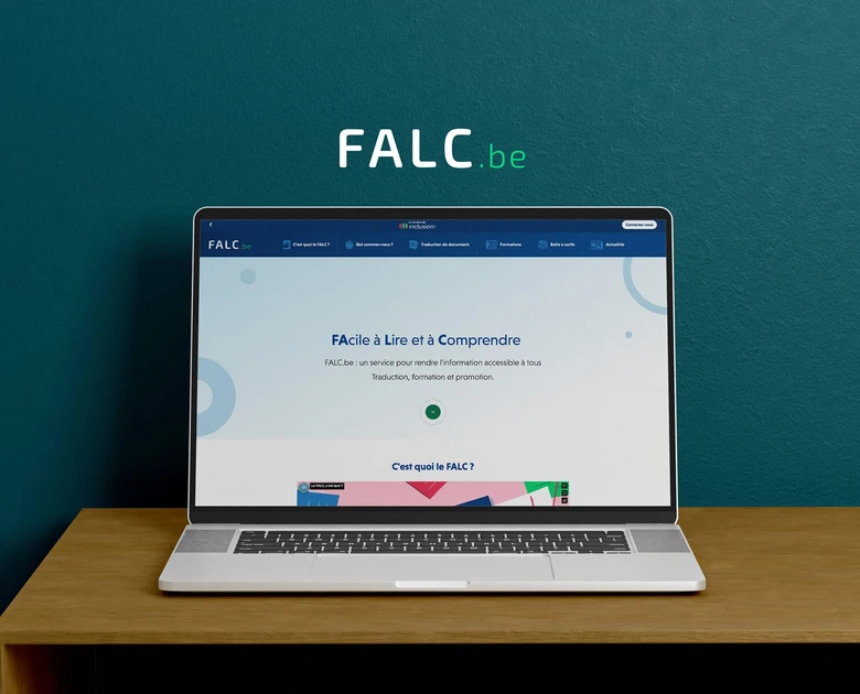 FALC.be — Création d’un site web accessible.