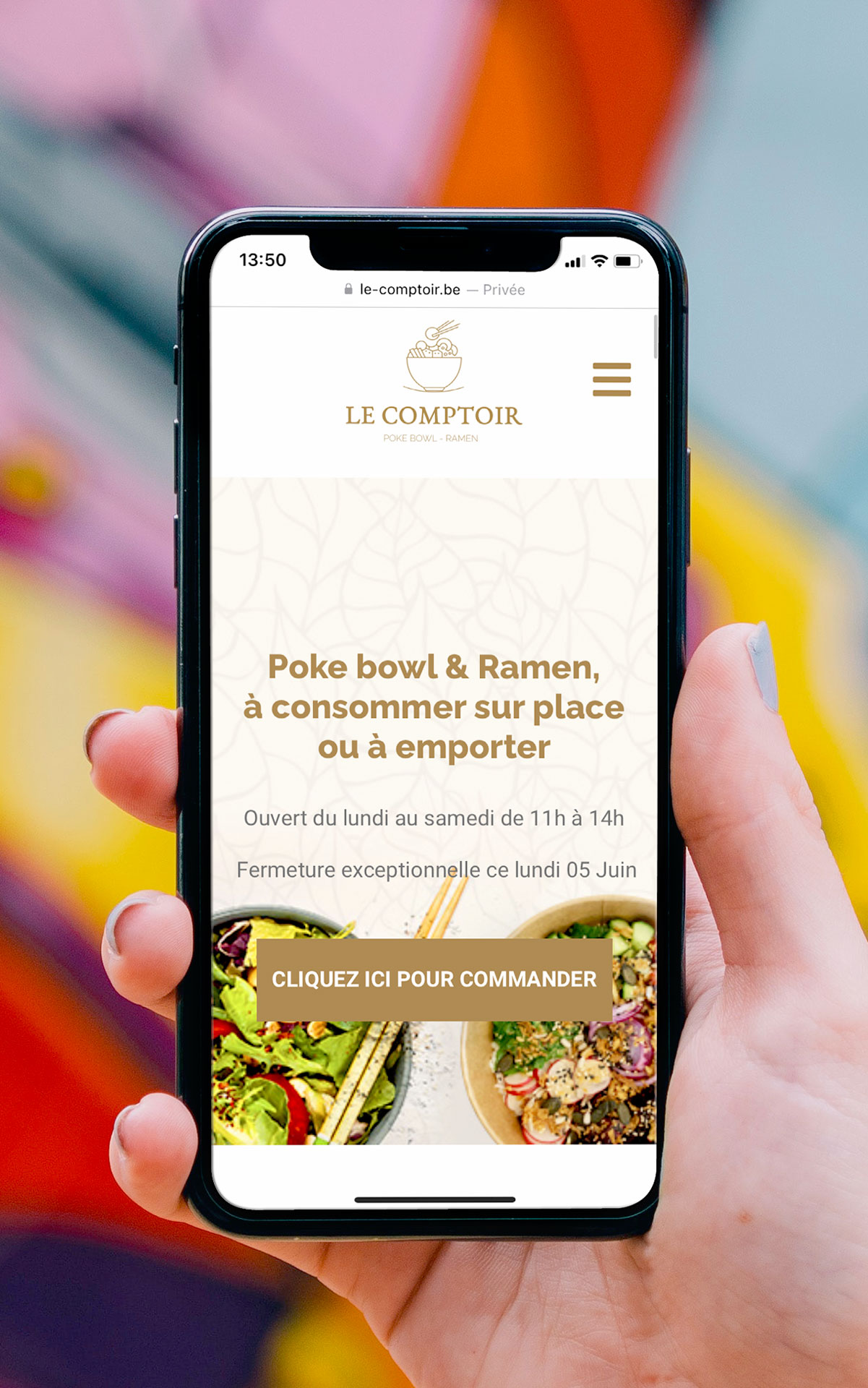 Le Comptoir Heusy - Site internet - LWS