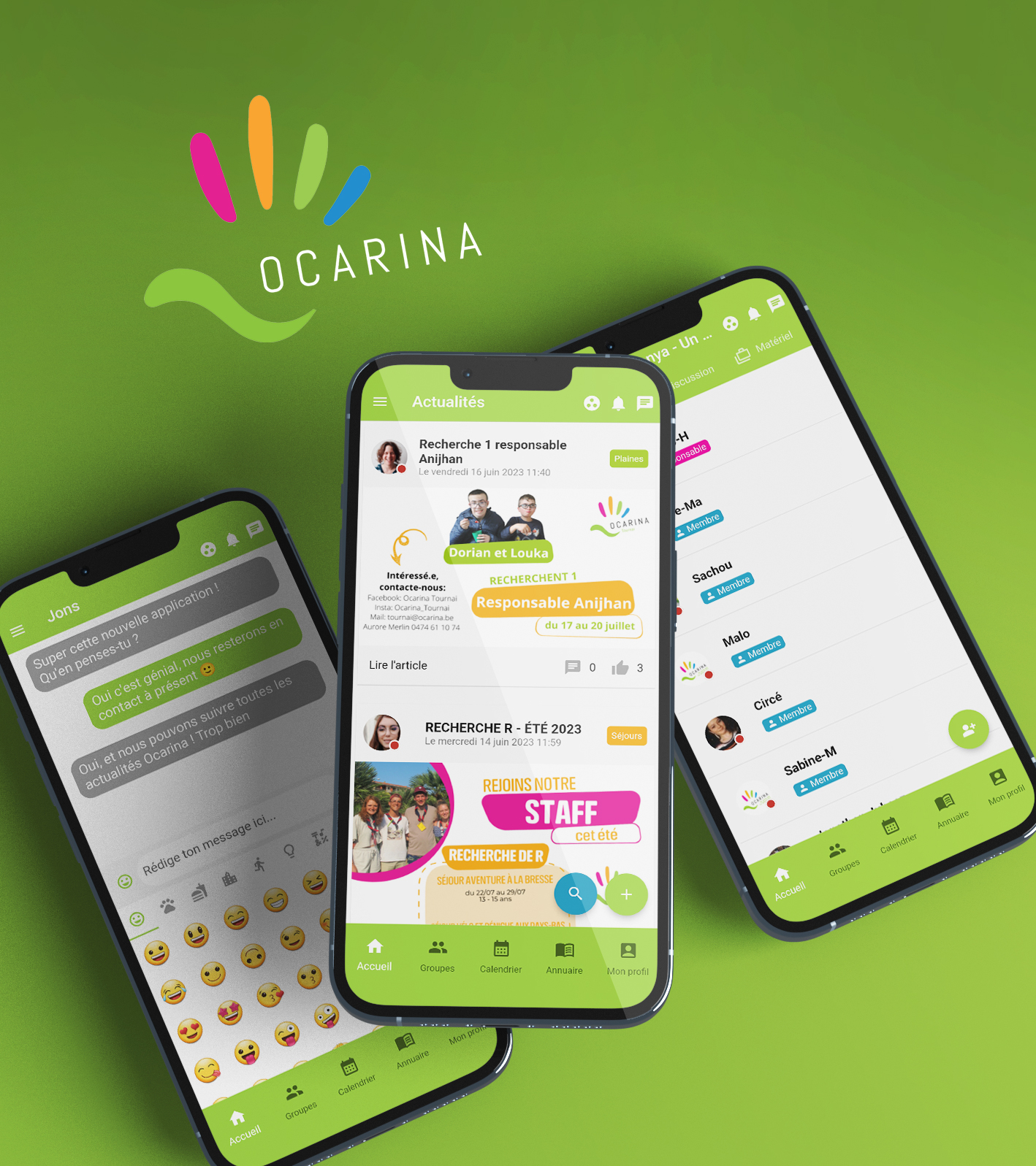 Ocarina - LWS - Application mobile